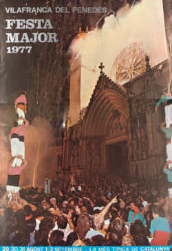 Festa major Vilafranca del Penedès : 1977 : la més típica de Catalunya