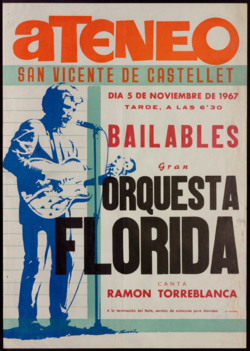 Bailables : gran orquesta Florida, canta Ramón Torreblanca