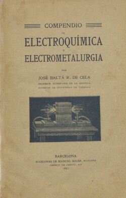 Compendio de electroquímica y electrometalurgia