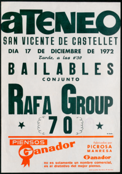 Bailables : conjunto Rafa group 70