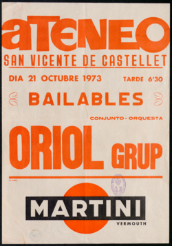 Bailables : conjunto-orquesta Oriol grup