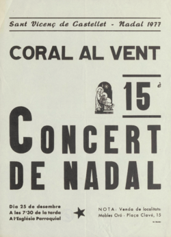 15è Concert de Nadal : Coral al Vent