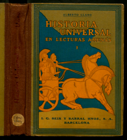 Historia universal en lecturas amenas. I : Oriente, Grecia, Roma