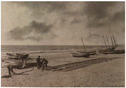 Pescadors a la platja de la Ribera