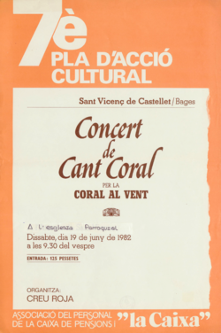 Concert de cant coral per: la Coral al Vent