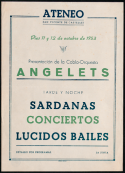 Presentación de la cobla-orquesta Angelets