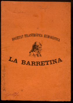 Retglament de la societat filantròpica humorística La Barretina