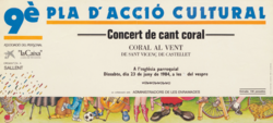 Concert de cant coral : Coral al Vent de Sant Vicenç de Castellet