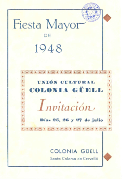 Festa Major de la Colònia Güell