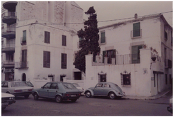 Façana de Can Falç des del Passeig de la Ribera