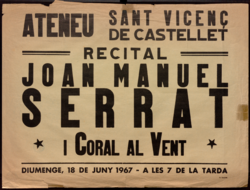 Recital Joan Manuel Serrat i Coral al vent