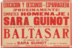 Educación y Descanso : Esparraguera : ¡proximamente! : simpático homenaje a Sara Guinot ...