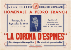 Gran teatro Educación y Descanso : homenaje a Pedro Franch ...