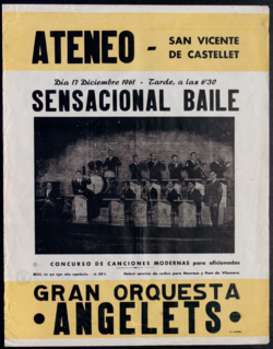 Sensacional baile ... gran orquesta Angelets