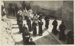 Processó durant la festa d'inauguració retaule de Sant Antoni