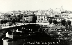 Vista panoràmica de Manlleu, pont de Can Molas