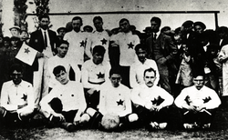 Equip de futbol del grup esperantista Amikeko