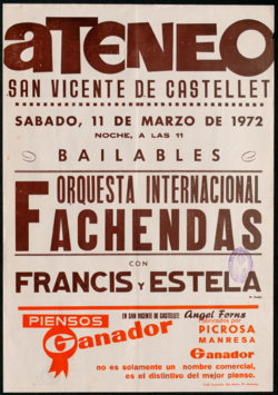 Bailables : orquesta internacional Fachendas con Francis y Estela