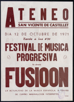 Festival de música progresiva : en directo Fusioon