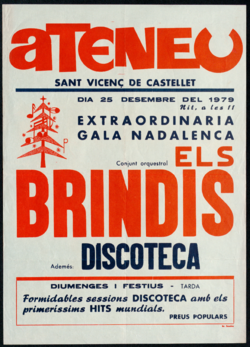 Extraordinària gala nadalenca : conjunt orquestral Els Brindis